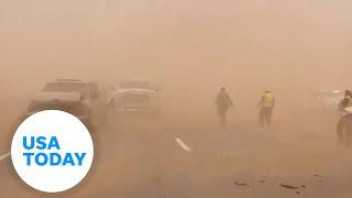 Fierce dust storm roars through New Mexico and Texas | USA TODAY