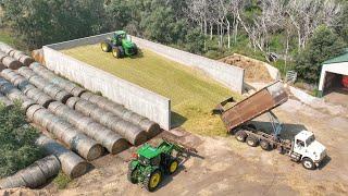 Filling the Silage Pits