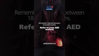  Did you know that defibrillator (AED) pads have an expiration date? 