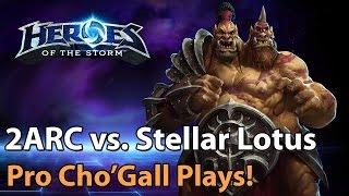 ► Heroes of the Storm Pro Cho'Gall Gameplay: 2ARC vs. Stellar Lotus - Enter the Storm NA