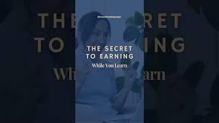 The Secret to Earning While You Learn!  Unlock Your Potential Today! #motivation #motivation