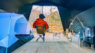 CAMP LOG_캠핑 유튜버가 블랙세팅을 하지 않는 이유_부서진 자동차와 무너지는 멘탈 캠핑_ASMR