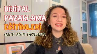 DİJİTAL PAZARLAMA EĞİTİMLERİ - ADIM ADIM KURS REHBERİ | Ücretsiz Dijital Pazarlama Eğitim Programı