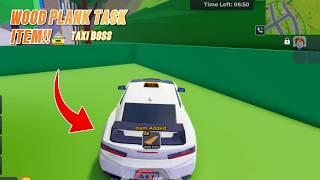 Upgrade Garage! Wood Plank Task! Taxi Boss Roblox gameplay