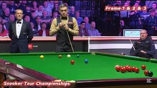 Snooker Tour Championships Ronnie O’Sullivan VS Mark Williams ( Frame 1 & 2 & 3 )