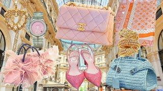 Shopping in Milan: CHANEL, LV, JIMMY CHOO, BULGARI, ETRO, FENDI, CELINE....Luxury Shopping Vlog 2024