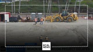 San Clemente beach replenishment project postponed