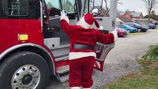 Santa Arrives at the 2nd Annual Santa's Village & Market in Essex Ontario