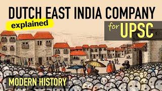 Dutch East India Company | Modern History for UPSC