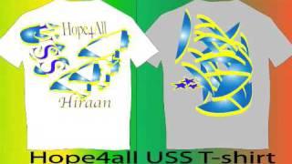 Qaran Hope4all USS t-shirt Mohamed Qomal & Canab Ismail Jama