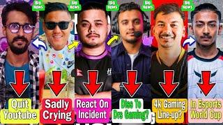 Big Controversy! | Biki Left YouTube | Ansh Diss DRS Gaming? | 4k Gaming Lineup?| T2k MLbb In Riyad