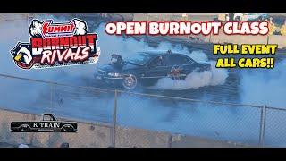 November 2024 Burnout Rivals Freedom Factory: Open Burnout Class (FULL EVENT ALL CARS)