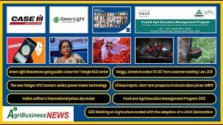 GreenLight Biosciences | G20 Meeting | Swiggy | Zomato | Case IH | Agribusiness News