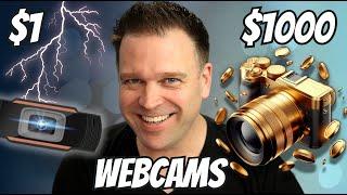 $1 vs $1000 webcams (and my 10 favorite webcams at prices in between)