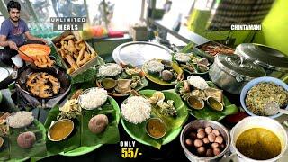 This Famous Place Sell Unlimited Meals Mudde, Chapathi Only 55₹ | Homely Mess | Street Food India