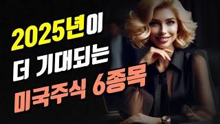 2025년이 기대되는 미국주식 6종목!