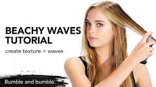 How to Create Waves with a Sea Salt Spray | Bb.Surf | Bumble and bumble.