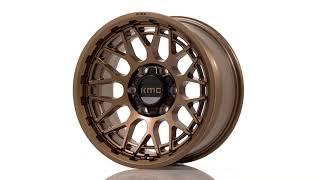 KMC KM722 TECHNIC 6LUG 17x8 5 ET0 MATTE BRONZE