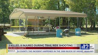 3 killed, 8 injured during Mississippi trail ride shooting