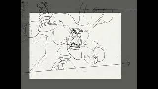 Captain Hook Pencil Test - animated by Frank Thomas