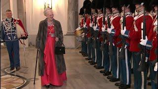 Queen Margrethe II of Denmark's New Year banquet for the Government 2024