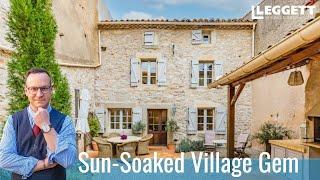 French Village Living at its Finest: Villeneuve-Minervois House Awaits! #southoffrance