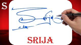 Srija Name Signature Style - S Signature Style - Signature Style of My Name Srija