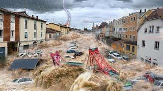 Poland is paralyzed! Flash floods wash away bridges and cars, people evacuated