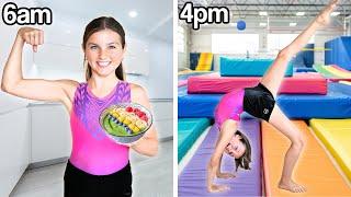 24 HOURS WITH A 12 YEAR OLD GYMNAST! | Family Fizz