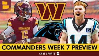 The Washington Commanders Will DESTROY The Carolina Panthers This Week If…