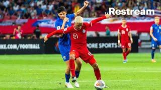 Thailand vs Singapore AFC Asian U19 Championship 2024 Commentary Score & Highlights