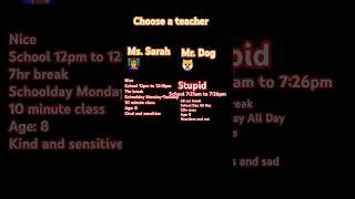 Choose a teacher. #dogno #uglydog #lovesarah