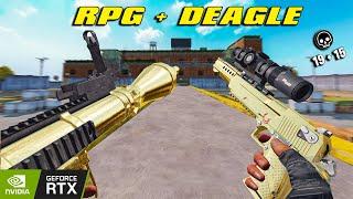 RPG + Deagle + Scar 19 +15 kill Shutter island random squad Blood strike max graphic rtx 2060