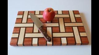 Making a Basket Weave/Ribbon Style Cutting Board Tutorial