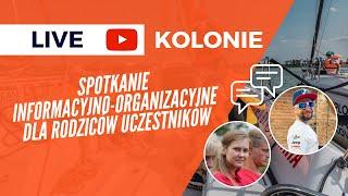 KOLONIE 2024- Spotkanie informacyjno-organizacyjne dla Rodziców Uczestników