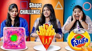 GEOMETRIC SHAPES Food Challenge! | Crazy food challenge | Jenni’s Hack