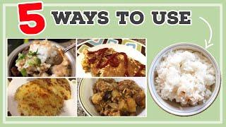 5 Ways To Use Leftover Rice! | Easy, Budget Friendly Meals | Frugal Family Favorites