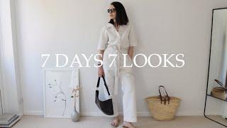 7 DAYS 7 LOOKS. Summer capsule wardrobe