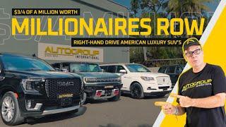 World's Top Luxury SUVs in Right-Hand Drive—CEO vs. Lincoln vs. Hummer vs. Denali Ultimate