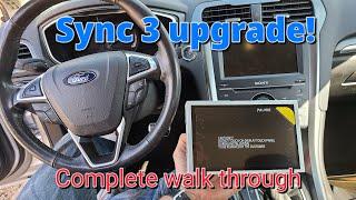 Ford Sync 2 to 3 upgrade COMPLETE WALKTHROUGH full length