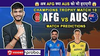 AFG vs AUS | Dream Team | Match Prediction | CT 2025 Match - 10 | AFG vs AUS | Fantasy Team