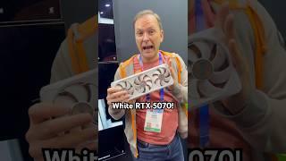 White RTX 5070!! First look CES 2025 Gigabyte OC ICE RTX 5070