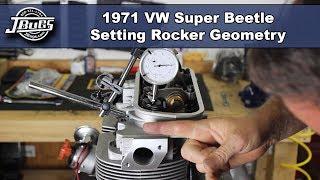 JBugs - 1971 VW Super Beetle - Engine Build Series - Setting Rocker Geometry