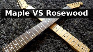 ROSEWOOD vs MAPLE - Guitar Tone Comparison!