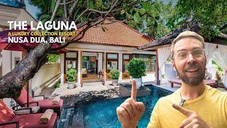 BEST Hotel in Nusa Dua Bali: The Laguna Luxury Collection Lobby + Gym + Beach