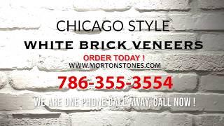 CHICAGO STYLE WHITE BRICK VENEERS