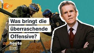 Ukrainischer Angriff auf die russische Region Kursk: Was das für den Krieg bedeutet | ZDFheute live