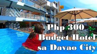 Hotel na P300 lang may Swimming Pool og Elevator pa in the Heart of Davao City / D' Morvie Suites