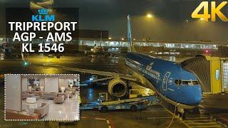  [4K] TRIPREPORT | KLM | Boeing 737-800 |  Malaga - Amsterdam | Economy class