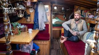 Sailor lives Full Time on wooden sailboat in PNW